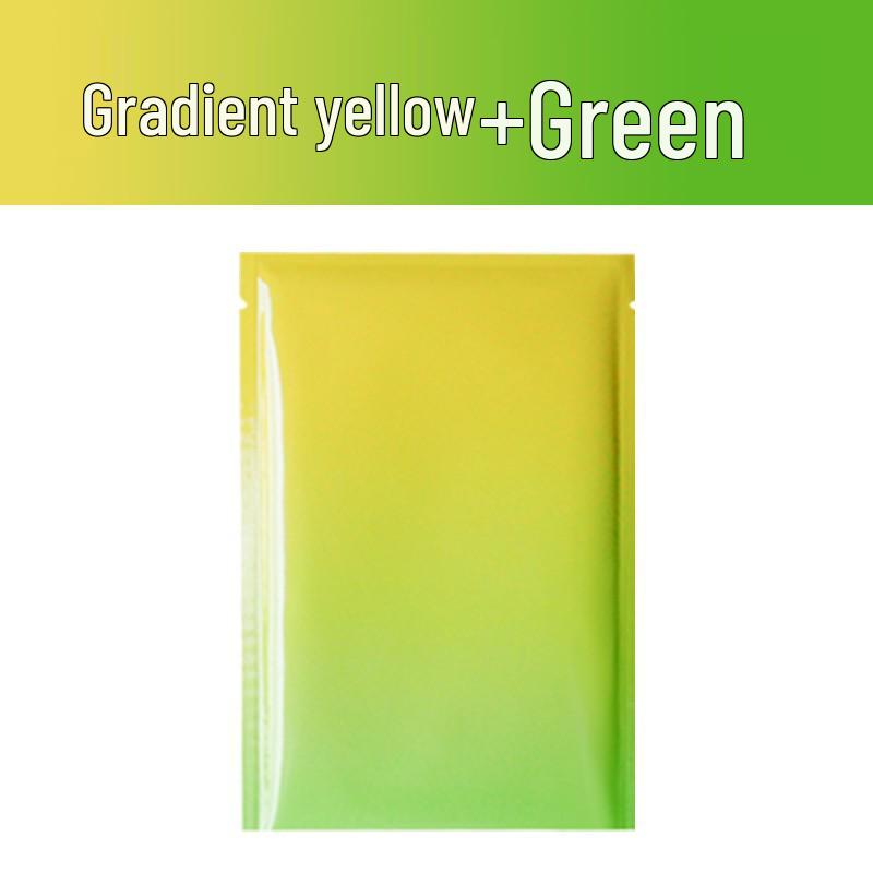 Colored Aluminum Foil Flat Seal Bags for Mask and Powder Packaging