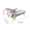 Detailed 1/12 Scale Dollhouses Sofa With Sturdy Wood Construction For Realistic Bedroom Living Room Displays