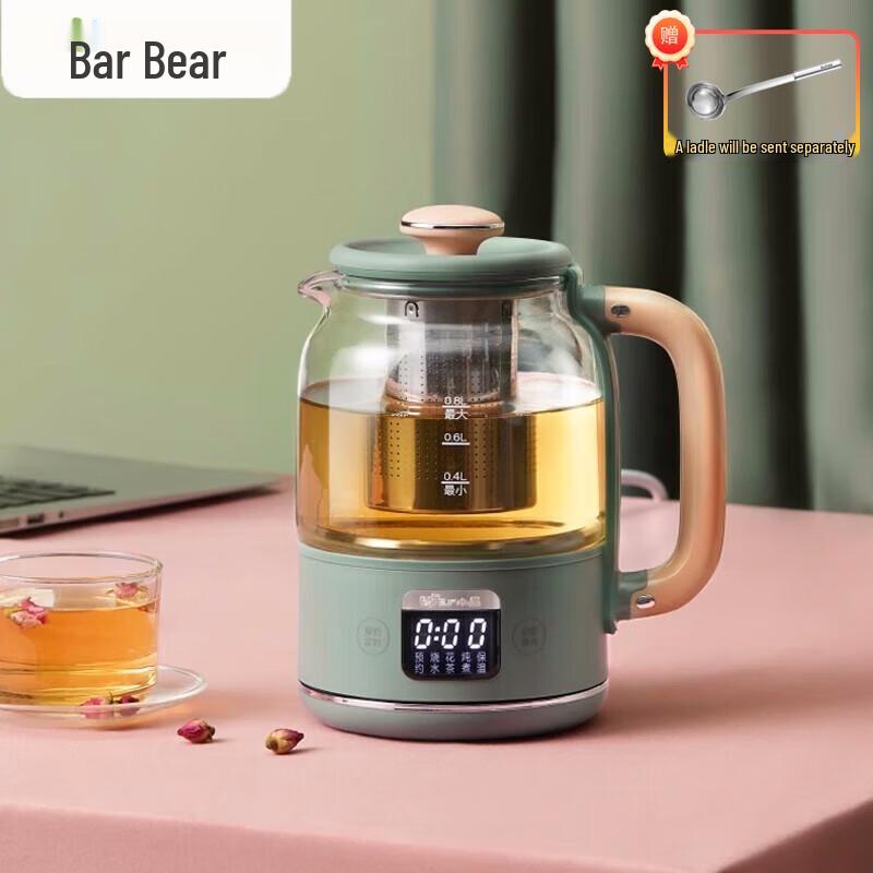 Little Bear 0.8L Mini Portable Health Kettle CN plug (adapter included)