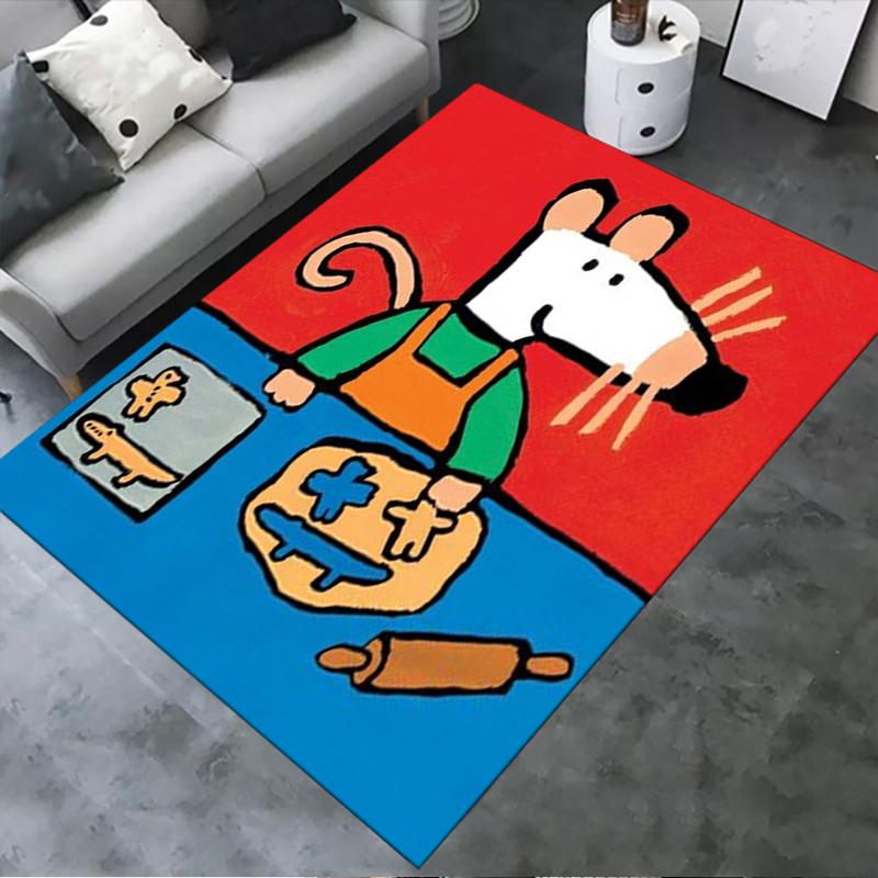 2025 New Maisy Mouse Carpet Rug for Living Room Bedroom Home Sofa Decoration,Kids Play Non-slip Floor Mat 81