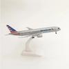 Simulation 20CM American Plane Model 787 Airliner Alloy Die-Cast Airplane Toys Collectible Display Stand Children Adults