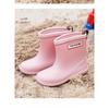 Children's Lightweight Mid Length Rain Boots for Boys and Girls