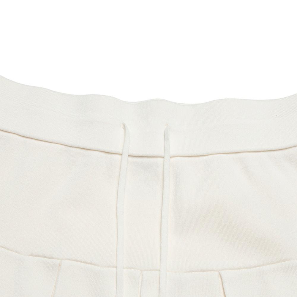 Fila Tennis Fashion Minimalist Classic Retro Sports Pleated Casual Skirt Women Skirts Egrets-White A11W543307FWT