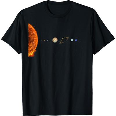 Tričko Vědec Sluneční soustavy Galaxie Věda A Planety Astronomie