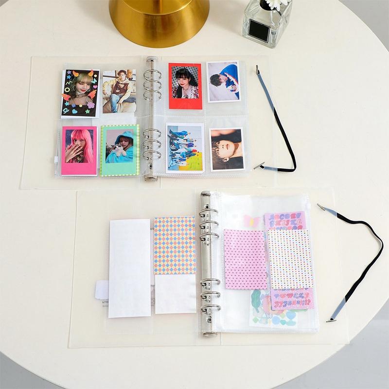 A5 A5 Kpop Binder Photocards Holder Binder Cards Collect Book Album DIY Binder Postcard Photo Albums Card Book Binding Machine