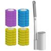 Efficient Cleaning Tool Holder with Storage for Refills Pad for Bathrooms Toilet Wand Toilet Cleaning