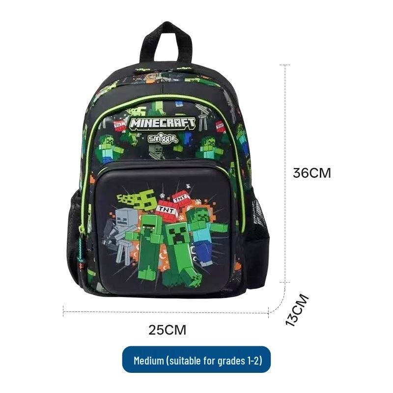 Smiggle Australia Ultra-light Large Capacity Double Shoulder Trolley Backpack for Primary School Students