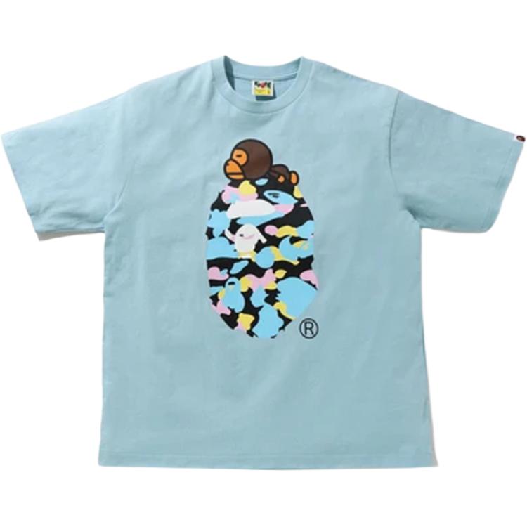 Bape New Multi Camo Milo On Ape Relaxed Tee 2H30-110-008