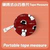 Kawaii Miffy Rabbit Tape Measure Cute Cartoon and Anime Peripheral Three-gauge Measuring Ruler Soft Leather Ruler Home
