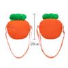 Trendy Fashion Carrot Plush Bag Simulation Carrot Fruit Plush Shoulder Bags  Girl