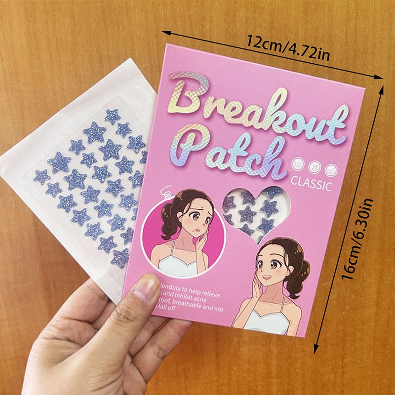 40Pcs Shining Star Pimple Patch Acne Colorful Invisible Acne Removal Skin Care Stickers Concealer Face Spot Beauty Makeup