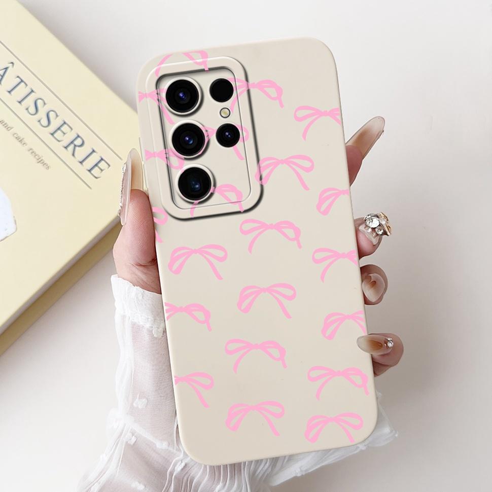 For Samsung Galaxy S24 Ultra Case Beautiful Cartoon Cover S24Ultra S928B S928U Soft TPU Phone Case For Samsung S24 Ultra Shell