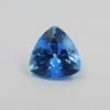 Natural Blue Sapphire Loose Gemstone Trillion Shape 6.80 Ct September Birthstone for Gem Collections