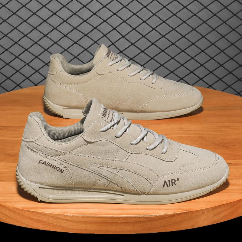2024 Forrest Gump Retro Korean Style Men's Running & Skate Shoes - Spring Trendy Casual Waffle Design.