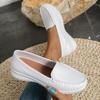 Lente en Herfst Casual Mode Ronde Neus Platte Effen Kleur Comfortabele Antislip Slijtvaste Damesschoenen