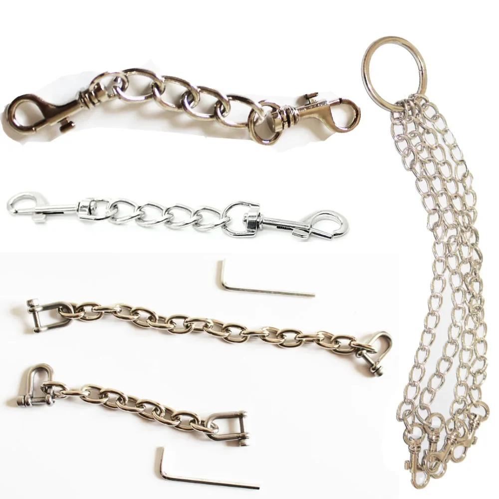 Manyjoy Sex Toys Erotic Accessories Double End Metal Hook Chain For Restraints Handcuffs Convenient Connection Bondage