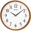 Seiko KX264B Clock Wall Clock, Natural Radio Controlled Brown, Diameter: 320 x 52 mm