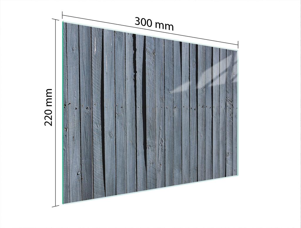 SZKLANA DESKA DO KROEJNIA 30x22 DREWNO