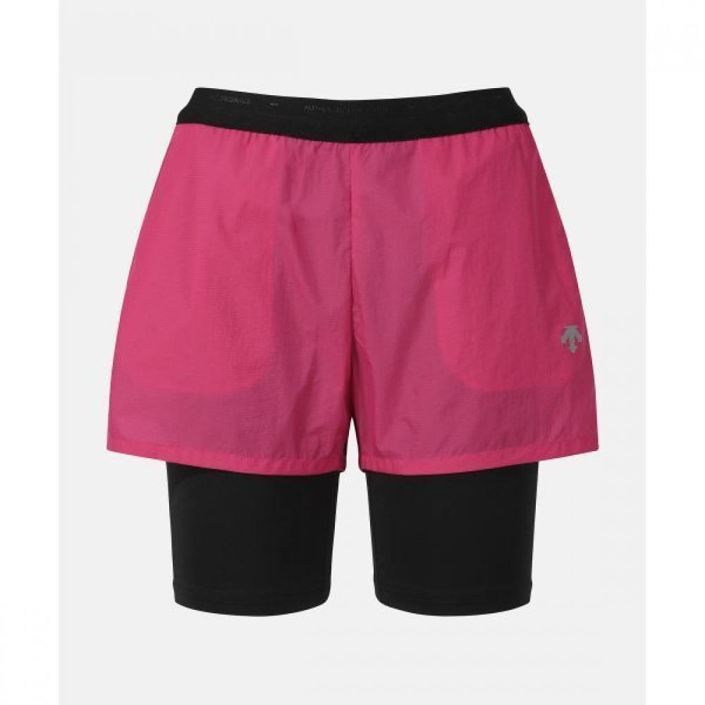

Descente Hong Tae Joon Wears 4 Inch 2 In 1 runnIng Shorts pInk PINKPINK/70