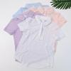Women's Quick-Dry Polo Shirt - Breathable Moisture-Wicking Knit for Yoga & Fitness