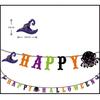 Pendant Flag Halloween Pumpkin Paper Art Party Scenes Layout Pennants Decoration