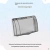 1 шт. Подвійна водонепроникна розетка типу 86 Стильний сучасний дизайн Легке встановлення Для електричних вимикачів, розеток Захист від дітей