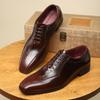 Britische Mode Gentleman Mode Neue Herren Spitzschuhe Schnürschuhe Freizeit Schuhe Männlich Formell Hochzeitskleid Schuhe Zapatos Hombre