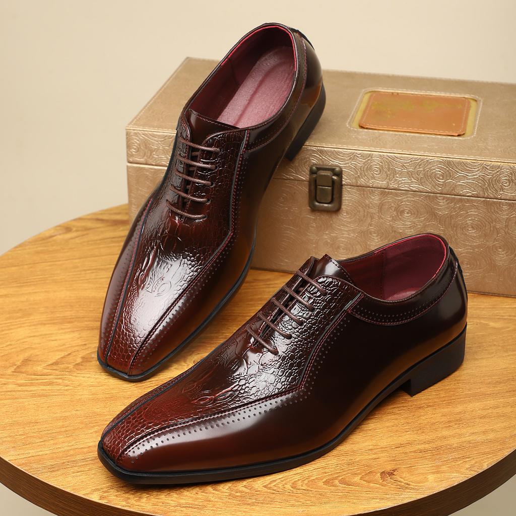 Britische Mode Gentleman Mode Neue Herren Spitzschuhe Schnürschuhe Freizeit Schuhe Männlich Formell Hochzeitskleid Schuhe Zapatos Hombre
