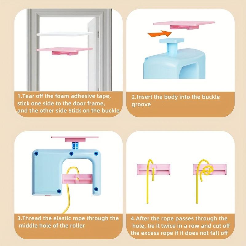 1pc Automatic Swing Door Toy with USB Charging - Indoor and Outdoor Interactive Hanging Cat Ball (artificial Feathers) - Suitable for All Breeds