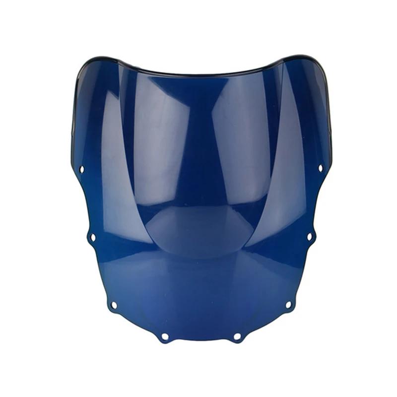 Motorcycle Screen Double Bubble Windshield Deflector Protector WindScreen For Kawasaki ZZR400 ZZR600 ZZR 400 ZZR 600 1993 - 2007