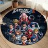 Franxx Round Area Rug Carpet Rug For Living Room Bedroom Sofa Playroom Decor Nonslip Floor Mat
