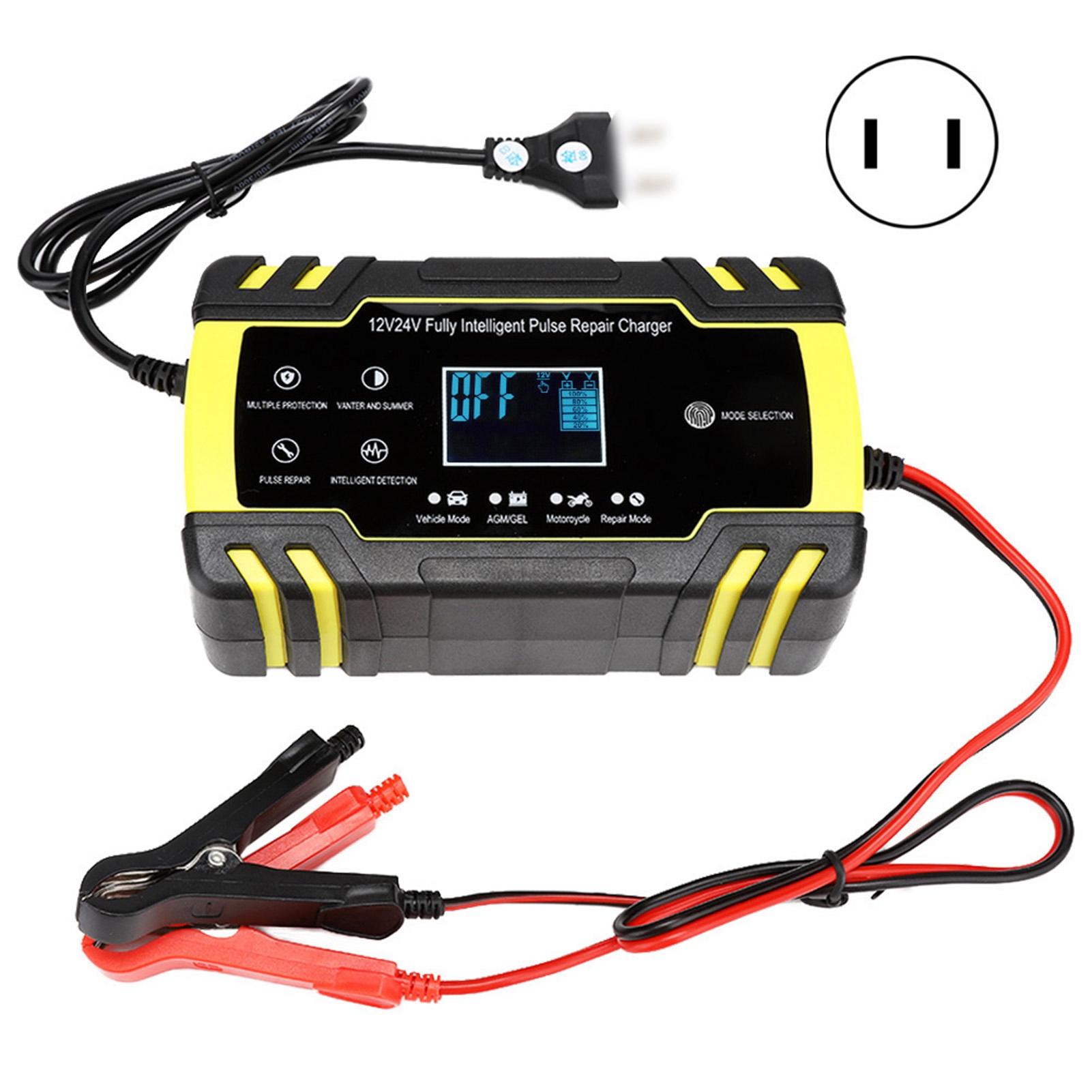 

Battery Charger with Cooling Fan Automatic Identification LCD Digital Display