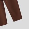 INCERUN Men Back Elastic Waist Casual Long Front Layers Harem Pants Trousers