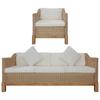 Day and Night - Day and Night Sofa Set with Cushions 2 Pieces In Natural Rattan