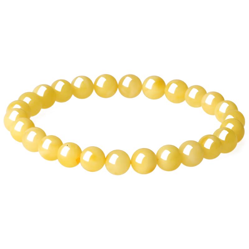 Collector s Grade Natural Raw Amber Bracelet 7-8mm