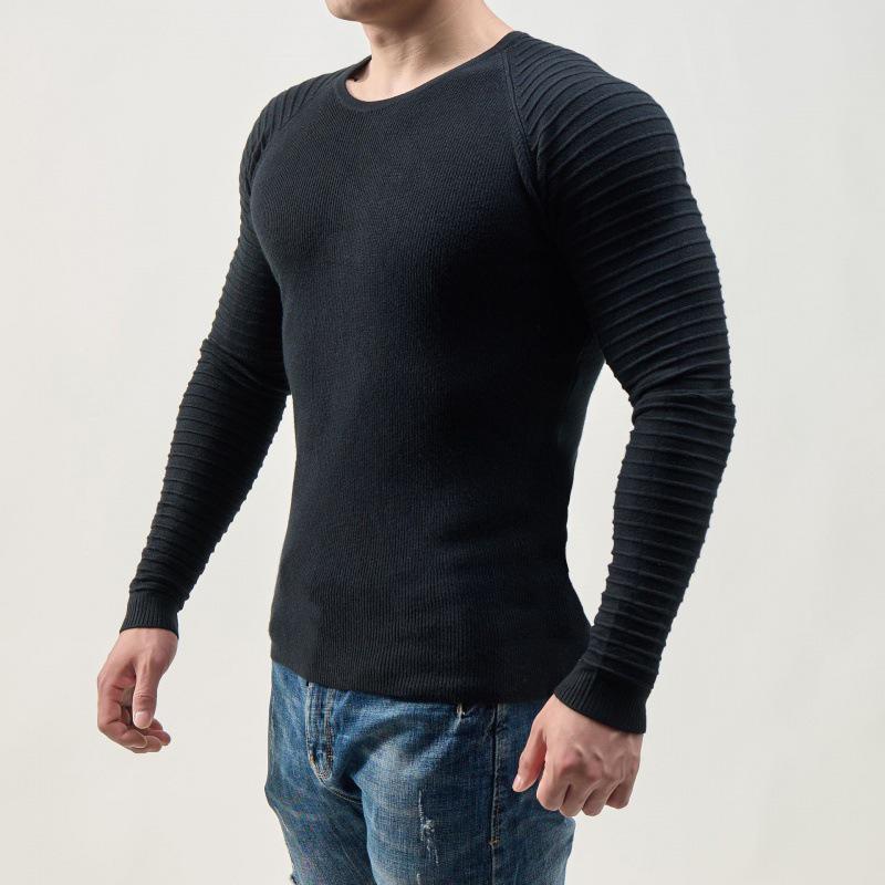 2024 Men s Autumn/Winter Round Neck Knit Sweater XXL