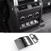 For Land Rover Defender 110 130 2020-2024 ABS Carbon Fiber Armrest Box Air Outlet Rear Anti-kick Cover Car Interior Accessory