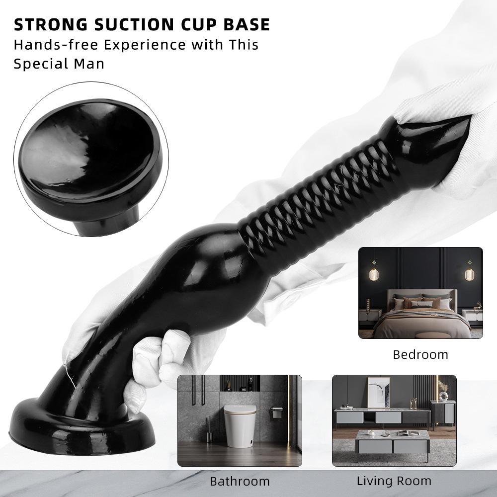 Chrysanthemum Extra Large Thick Anal Plug and Beads for Training and Torture