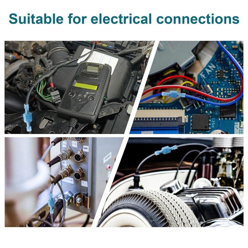 A20F-280PCS Spade Connector Kit, 22-10AWG Quick Disconnect Wire Connectors, Nylon Insulated Spade Terminal Connectors