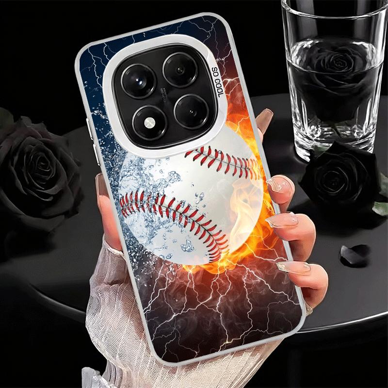 Baseball Sport Soft Phone Case for Samsung Galaxy S24 S25 FE S26 Edge S23 Ultra S22 Plus S21 + Shockproof Cover Back Shell