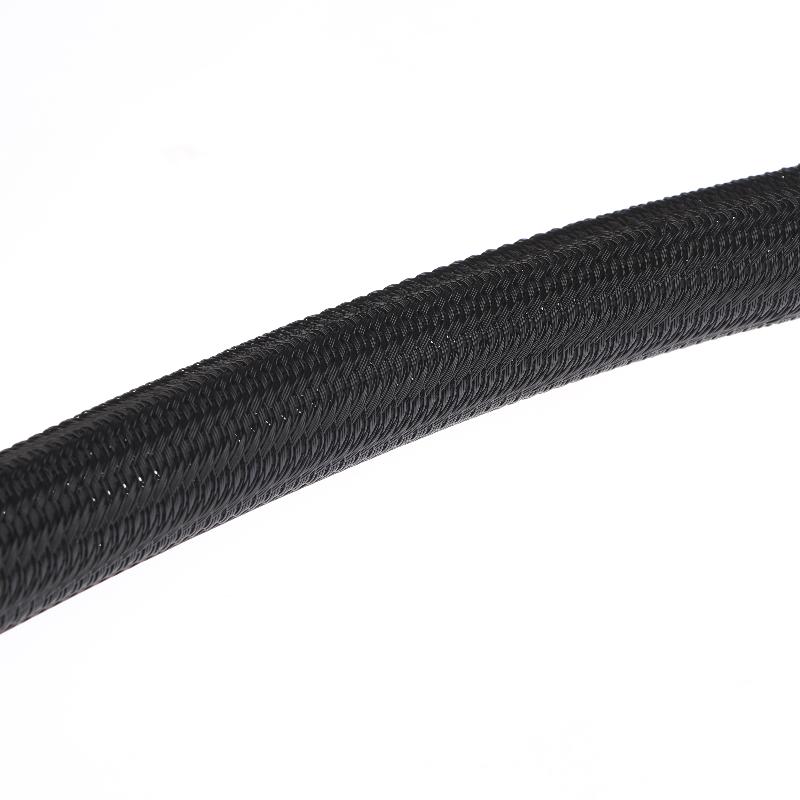 1Pcs 8~32Mm Self-Closed Insulated Sheath 1 Meter Pet Braided Cable Sleeve High Protection Wear Resistant Wire Organizer Sleeving