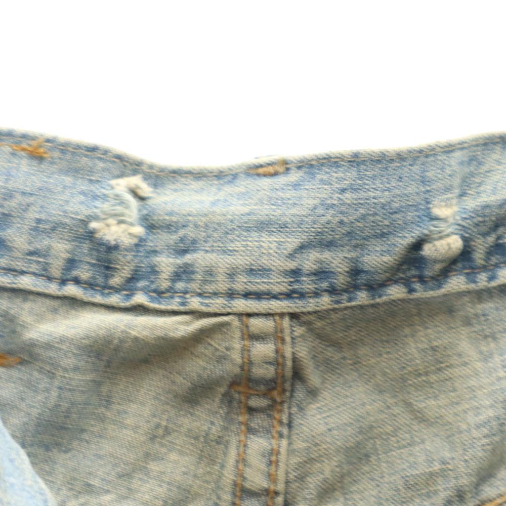 RRL Made in USA Knopfleiste Straight Denimhose w33 Jeans Herren Gebraucht