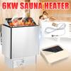 Stainless Steel Stove Electric Sauna Heater Dry&Wet Sauna Heater For Home Hotel Bath Shower SPA 6000W