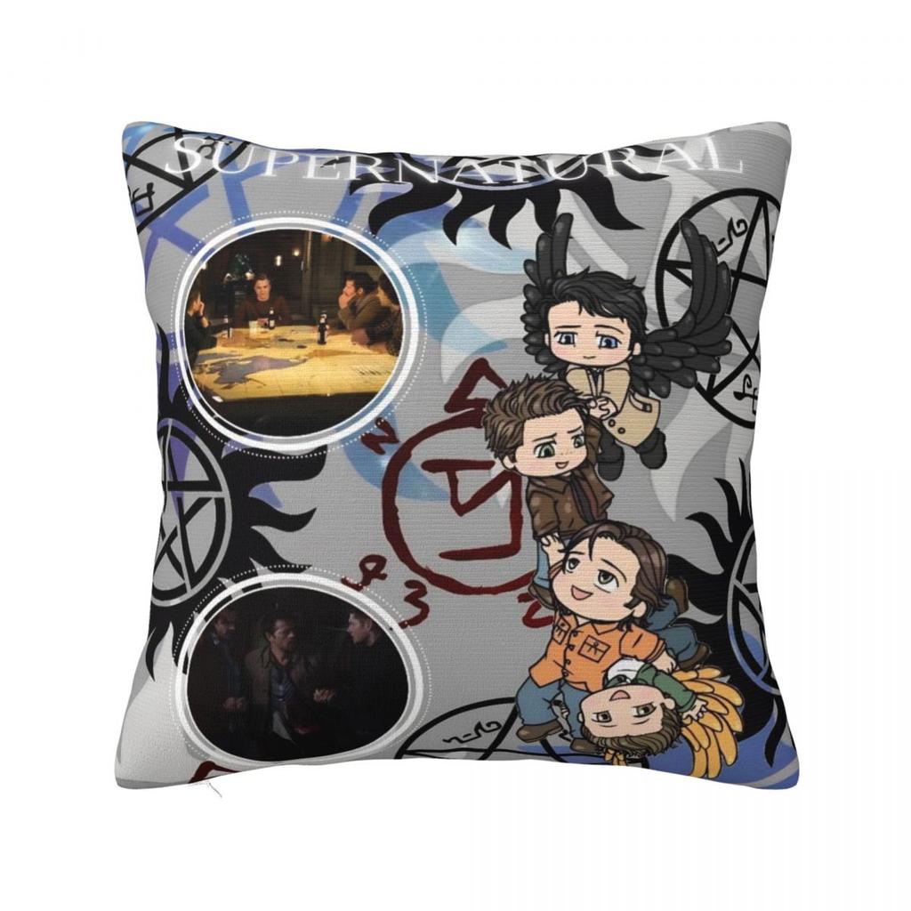 Dean Winchester Supernatural Television Pillow Cover Soft Pillow Case Cushion Cover Pillowcases For Sofa Bedroom Home Decor