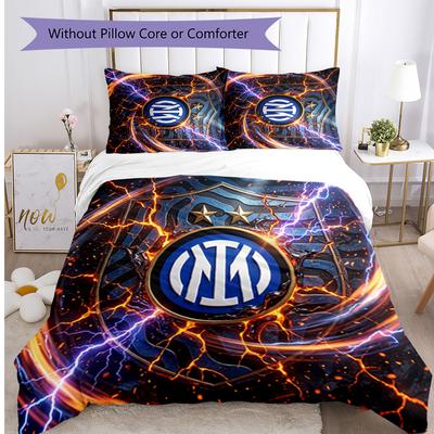 Borussia Dortmund Pattern Printed 3PCS Bedding Set Soft Skin-Friendly Washable Duvet Cover & Pillowcases Set All Season Bedroom