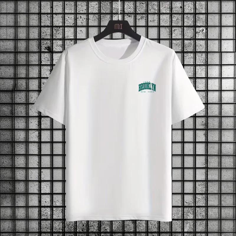 

Summer Popular Mens Tshirt Classic Oneck Short Sleeve Top Urban Casual Fashion Streetwear Male Home Outdoor Comfort Cool Tees 4XL