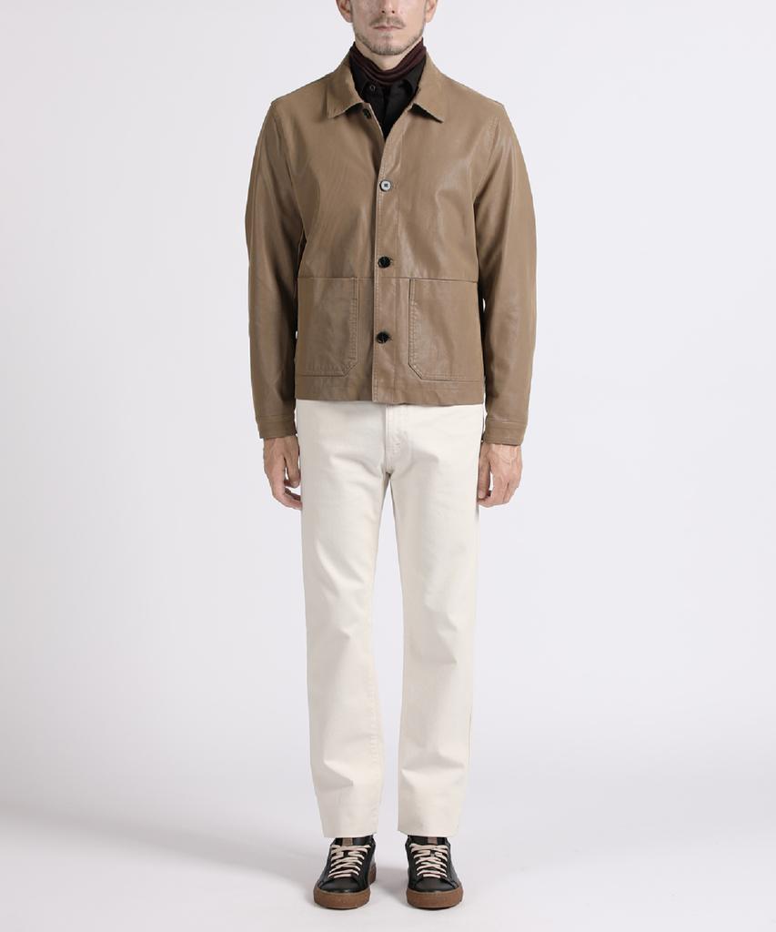 PANICALE Ivory Modern Fit Cotton Pants