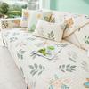 Ready Stock Summer Ice Silk Latex Cold Feeling Sofa Cushion Cover Cartoon Printed Breathable and Skin Friendly Sofa Slipcover