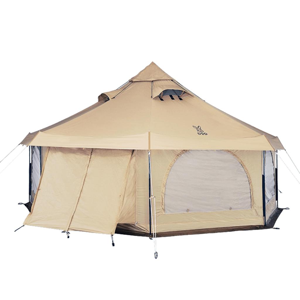 Dod Takenoko Tent 2 Tent That Can Sleep Up To 8 Polycotton Fabric That Reduces Condensation [Large One-room People] T8-795-TN