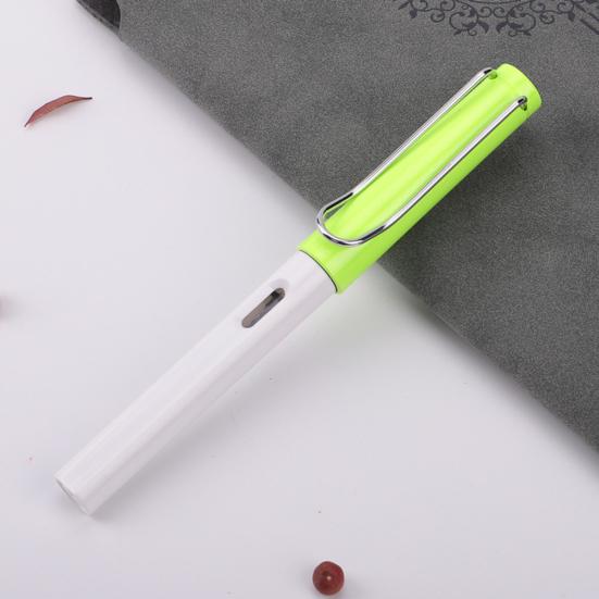 Penne stilografiche da 0,38 mm Penne da scrittura lisce con pennino EF in plastica cava creativa per la scuola